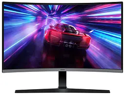Монiтор Samsung 27" Essential S3 S27D390G (LS27D390GAIXUA) VA Black Curved 100Hz - мініатюра 2