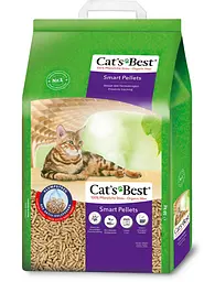 Наповнювач туалету для котів Rettenmaier Cats Best Smart Pellets 20 л древесний