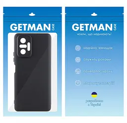 Чохол TPU Getman Liquid Silk Full Camera для Xiaomi Redmi Note 10 Pro / 10 Pro Max Чорний / Black - мініатюра 5