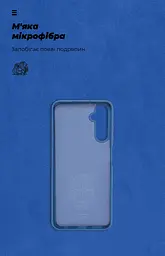 Чехол ArmorStandart ICON для Samsung A05s (A057) Dark Blue (ARM73655) - мініатюра 4