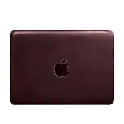 Шкіряний чохол BlankNote для MacBook 13 дюйм Бордовий Crazy Horse - мініатюра 6