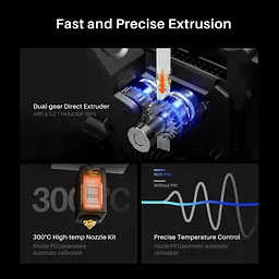 Друкарка 3D ELEGOO Neptune 4 Plus (FDM 1.75 mm 0.4 mm 320×320×385 mm WiFi WLAN USB сірий) - мініатюра 4