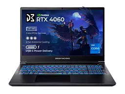 Ноутбук Dream Machines RG4060-15 15.6FHD IPS, Intel i7-14700HX, 32GB, F1TB, NVD4060-8, DOS, чорний (RG4060-15UA42)