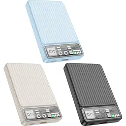 Зовнішній акумулятор Hoco Q18 Tourer MagSafe 10000mAh 22.5W Blue [605205] [112984] - мініатюра 4