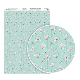 Папір дизайнерський односторонній „Magic flowers“ 6 21х29,7см глянцевий 250г/м2 ROSA TALENT