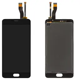 Дисплей для Meizu M5 Note, чорний, без рамки, M621H, M621Q, M621C, M621M