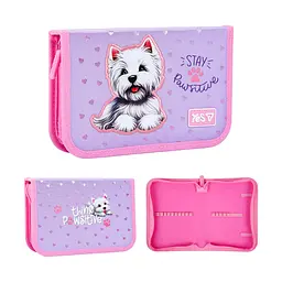 Пенал шкільний Yes одинарний без клапана Pawesome HP-02