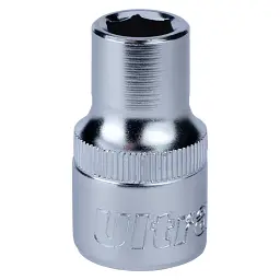 Насадка шестигранна коротка 1/2" 10мм CrV ULTRA (6070102) - мініатюра 2