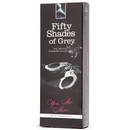 Металеві наручники Fifty Shades of Grey You Are Mine 267 см сріблястий - мініатюра 3