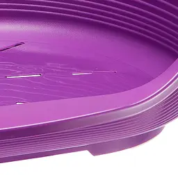 Пластиковий лежак для собак та котів Ferplast Siesta Deluxe 8 фіолетовий 82х59.5х25 см 70208923 - мініатюра 6
