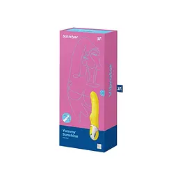 Потужний вібратор Satisfyer Vibes Yummy Sunshine з гнучким стовбуром і стимул. рельєфом, 12 режимів - мініатюра 3