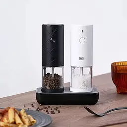 Подрібнювач солі та перцю HuoHou Electric Grinder Set (HU0293) [158285] - мініатюра 3