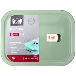 Контейнер для продуктів Krauff з кришкою 1.5 л 230х175х76 мм (29-298-077) - мініатюра 2