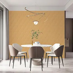 Самоклеюча декоративна стельово-стінова 3D панель Sticker Wall Ромб під шкіру 700 x 700 x 5mm BEIGE SW-00001881 - мініатюра 6
