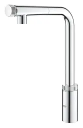 Змішувач для мийки Grohe Minta SmartControl з висувним аератором Хром 30412 - мініатюра 4