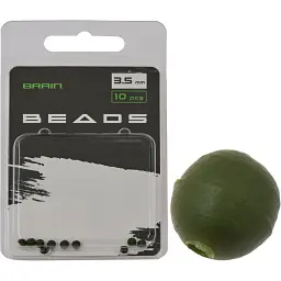 Намистина Brain Beads 3.5mm (10 шт/уп) Green SGXA-9240-3