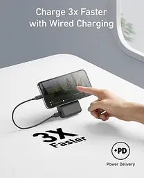 Акумулятор зовнішній - портативна батарея Anker 633 Magnetic 10000mAh 20W (A1641011) чорний - мініатюра 6