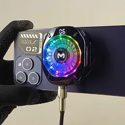 Ігровий кулер для телефону MEMO CX10 Pro RGB + ігрові напальчники MEMO FS01 - мініатюра 2