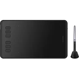 Huion Графічний планшет 6.3"x3.9" H640P, microUSB, чорний