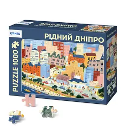 Пазл «Рідний Дніпро» 1000 елементів
