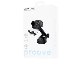 Автомобільний тримач для смартфона Proove Crystal Clamp Suction Type Car Mount - мініатюра 5