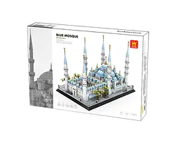 Конструктор Wange Архітектура  Блакитна мечеть The Blue Mosque 5251 Стамбул, Туреччина 3Д 3D, 1129 деталей - мініатюра 2