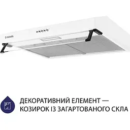 Витяжка пласка Minola HPL 517 WH - мініатюра 3