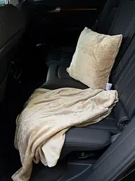 Набір для подорожі Ecotton 2 в 1 Подушка 40х40 плед 110х140 бежевий Beige (21673) - мініатюра 4