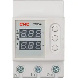 Реле контролю напруги та струму CNC YC9VA-63А