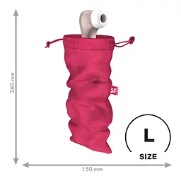 Мішечок для зберігання іграшок Satisfyer Treasure Bag L Pink Satisfyer IG059990; SX0551 98415 - мініатюра 1