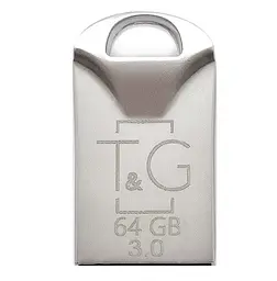Флеш накопичувач USB 64Gb TG Metal TG106, сріблястий, USB 3.0 (TG106-64G3)
