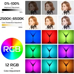 Накамерне світло Ulanzi VIJIM VL66 RGB UV-L088 [132870] - мініатюра 2