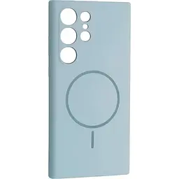 Чохол DK Luxury Silicone Case with MagSafe для Samsung Galaxy S24 Ultra Sky Blue [132239]