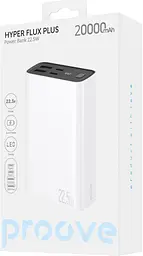 Портативний акумулятор Proove Hyper Flux Plus 22.5W 20000mAh white (PBF222120002) - мініатюра 3