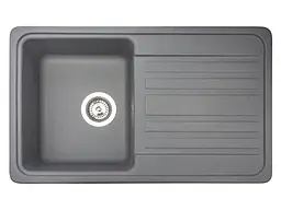 Кухонна мийка Miraggio VERSAL gray (0000059) Граніт, Врізна, Сірий