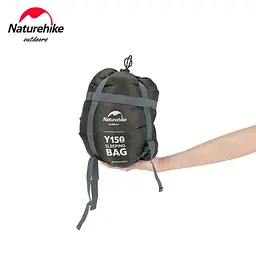 Спальник Naturehike Y150 (NH21MSD08) +11°C - з капюшоном - правий - темно-блакитний - мініатюра 4