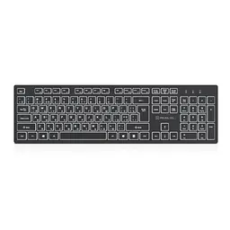 Клавіатура REAL-EL RK-725W Wireless/Bluetooth Black (EL123100061)