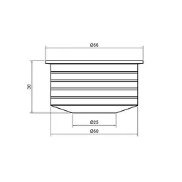 Перехід каналізаційний TA Sewage 50х25 TASPRRB5025 - мініатюра 2