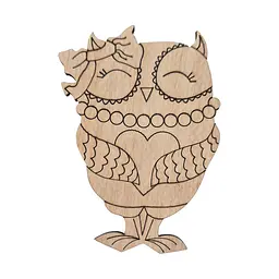Фігурка для розпису та декорування "Совушка маленька" DFOWL-10, 10 см