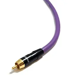Цифровий коаксіальний аудіокабель RCA-RCA Melodika Purple Coaxial Cable MDC-X10 1m - мініатюра 3