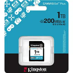 Карта пам'яті Kingston SDXC Canvas Go! Plus 1TB Class 10 UHS-I U3 V30 (SDG4/1TB) [139175] - мініатюра 3