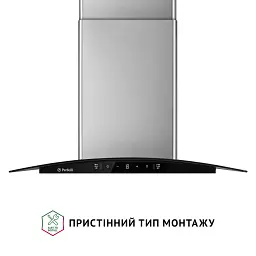 Витяжка декоративна зі склом Perfelli GRASSI 6PWX INOX - мініатюра 2