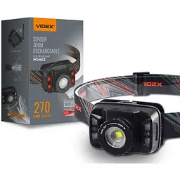 Налобний світлодіодний ліхтарик Videx 270Lm 5000K (VLF-H045Z) - мініатюра 2