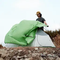Намет Naturehike Cloud Up Base 2 CNK2450WS032 надлегкий двомісний зелений - мініатюра 11