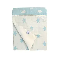 Плед мікроплюш Barine - Star Patchwork throw mint ментоловий 130x170 - мініатюра 2