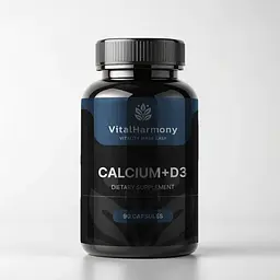 Вітаміни та мінерали Calcium + D3, 90 капсул VitalHarmony vit0000781