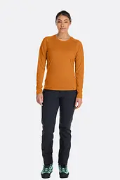 Жіноча футболка Rab Syncrino Base LS Tee Womens 10 Помаранчевий - мініатюра 2