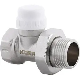 Кран термостатичний Koer прямий KR.923 - 1" KR2890