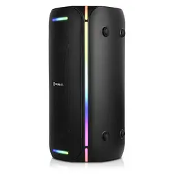 Портативна колонка бумбокс REAL-EL X775-PSS Boombox 80W Bluetooth TWS, RGB, Black - мініатюра 6