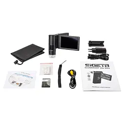 Цифровий мікроскоп Sigeta Illuminant 10x-300x 5.0Mpx 4" LCD - мініатюра 4